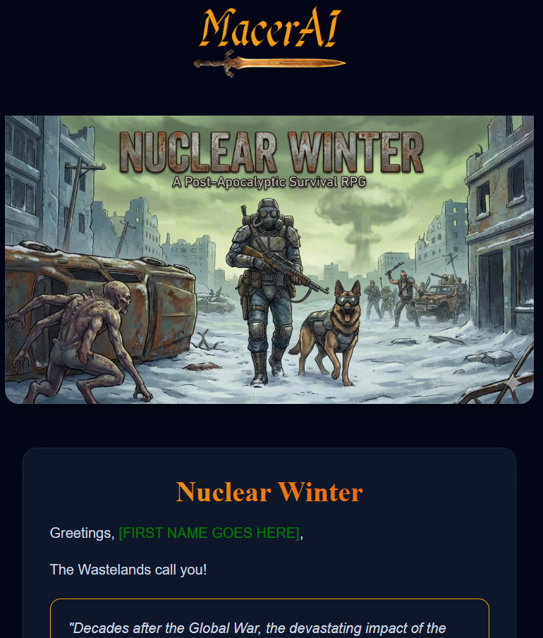 Email Marketing: Macer AI